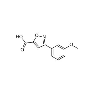 3-(3-Methoxyphenyl)isoxazole-5-carboxylic acid