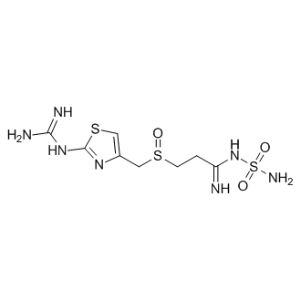 3-[[[2-[(Aminoiminomethyl)amino]-4-thiazolyl]methyl]sulfinyl]-N-(aminosulfonyl)propanimidamide