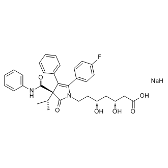 1H-Pyrrole-1-heptanoic acid, 5-(4-fluorophenyl)-2,3-dihydro-β,δ-dihydroxy-3-(1-methylethyl)-2-oxo-4-phenyl-3-[(phenylamino)carbonyl]-, sodium salt (1:1)