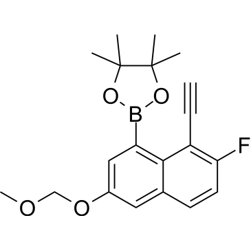 2-[8-Ethynyl-7-fluoro-3-(methoxymethoxy)-1-naphthalenyl]-4,4,5,5-tetramethyl-1,3,2-dioxaborolane