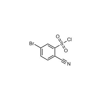 5-Bromo-2-cyanobenzenesulfonyl chloride