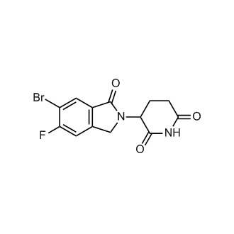 3-(6-Bromo-5-fluoro-1-oxoisoindolin-2-yl)piperidine-2,6-dione