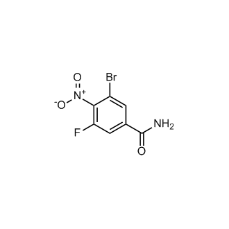 3-Bromo-5-fluoro-4-nitrobenzamide