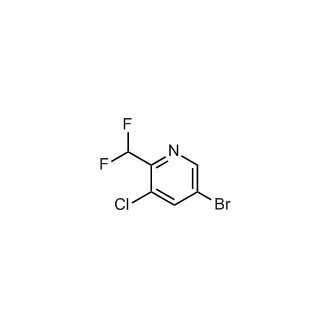 5-Bromo-3-chloro-2-(difluoromethyl)pyridine
