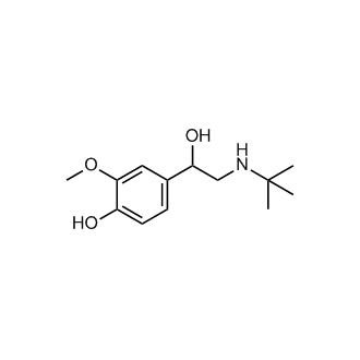 α-[[(1,1-Dimethylethyl)amino]methyl]-4-hydroxy-3-methoxybenzenemethanol