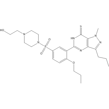 Propoxyphenyl-thiohydroxyhomosildenafil