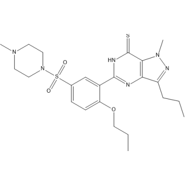 1,6-Dihydro-1-methyl-5-[5-[(4-methyl-1-piperazinyl)sulfonyl]-2-propoxyphenyl]-3-propyl-7H-pyrazolo[4,3-d]pyrimidine-7-thione