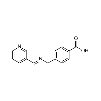 4-[[(E)-(3-Pyridinylmethylene)amino]methyl]benzoic acid