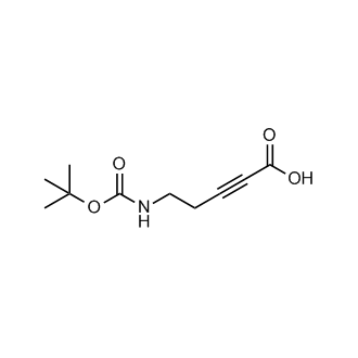 5-[[(1,1-Dimethylethoxy)carbonyl]amino]-2-pentynoic acid