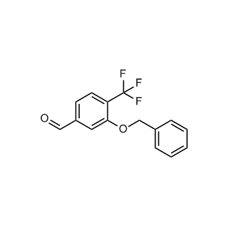 3-(Phenylmethoxy)-4-(trifluoromethyl)benzaldehyde