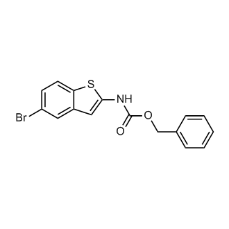 Phenylmethyl N-(5-bromobenzo[b]thien-2-yl)carbamate