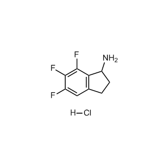 5,6,7-Trifluoro-2,3-dihydro-1H-inden-1-amine hydrochloride