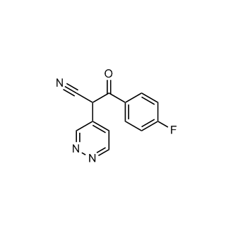3-(4-Fluorophenyl)-3-oxo-2-(pyridazin-4-yl)propanenitrile
