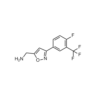 3-[4-Fluoro-3-(trifluoromethyl)phenyl]-5-isoxazolemethanamine