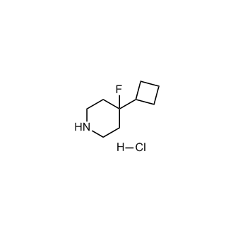 4-Cyclobutyl-4-fluoropiperidine hydrochloride