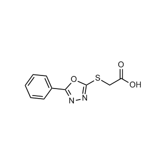 2-[(5-Phenyl-1,3,4-oxadiazol-2-yl)thio]acetic acid