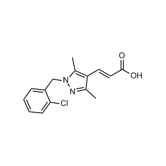 3-[1-[(2-Chlorophenyl)methyl]-3,5-dimethyl-1H-pyrazol-4-yl]-2-propenoic acid