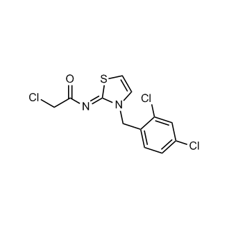 2-Chloro-N-[3-[(2,4-dichlorophenyl)methyl]-2(3H)-thiazolylidene]acetamide