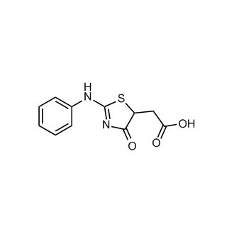 4,5-Dihydro-4-oxo-2-(phenylamino)-5-thiazoleacetic acid