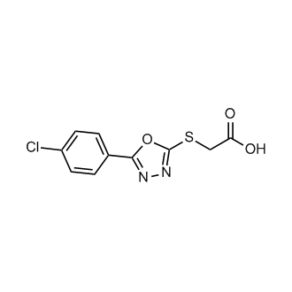 2-[[5-(4-Chlorophenyl)-1,3,4-oxadiazol-2-yl]thio]acetic acid