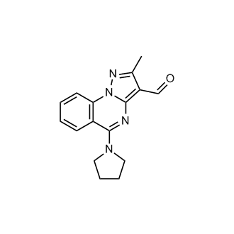 2-Methyl-5-(1-pyrrolidinyl)pyrazolo[1,5-a]quinazoline-3-carboxaldehyde