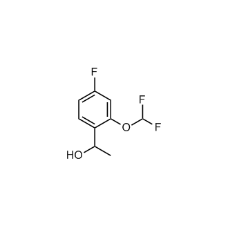 1-(2-(Difluoromethoxy)-4-fluorophenyl)ethan-1-ol