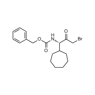 Benzyl (S)-(3-bromo-1-cycloheptyl-2-oxopropyl)carbamate
