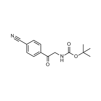 tert-Butyl (2-(4-cyanophenyl)-2-oxoethyl)carbamate