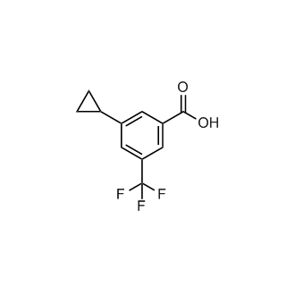 3-Cyclopropyl-5-(trifluoromethyl)benzoic acid
