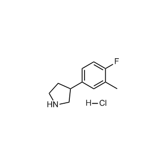 3-(4-Fluoro-3-methylphenyl)pyrrolidine hydrochloride