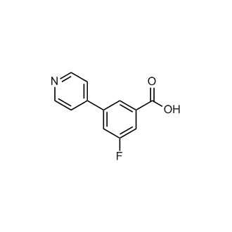 3-Fluoro-5-(4-pyridinyl)benzoic acid