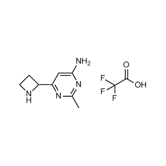 6-(Azetidin-2-yl)-2-methylpyrimidin-4-amine 2,2,2-trifluoroacetate