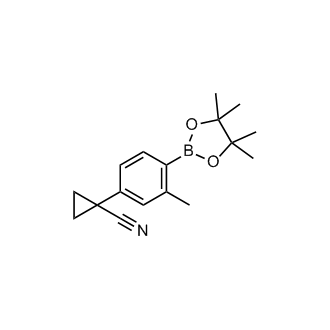 1-(3-Methyl-4-(4,4,5,5-tetramethyl-1,3,2-dioxaborolan-2-yl)phenyl)cyclopropanecarbonitrile