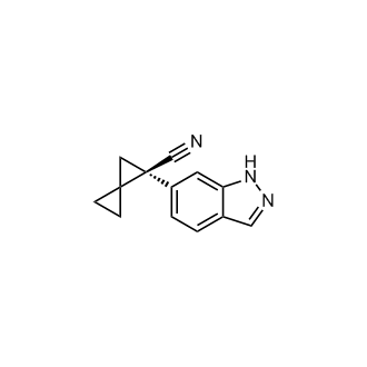 (R)-1-(1h-Indazol-6-yl)spiro[2.2]pentane-1-carbonitrile