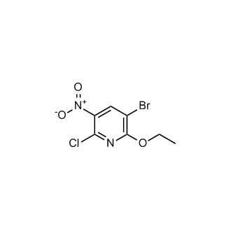 3-Bromo-6-chloro-2-ethoxy-5-nitropyridine