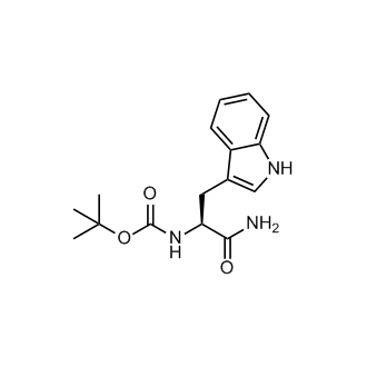 tert-Butyl (s)-(1-amino-3-(1h-indol-3-yl)-1-oxopropan-2-yl)carbamate