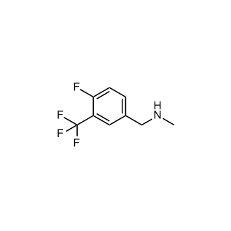 1-(4-Fluoro-3-(trifluoromethyl)phenyl)-N-methylmethanamine