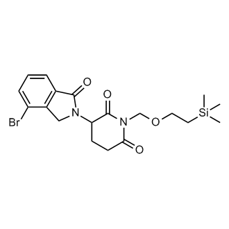 3-(4-Bromo-1,3-dihydro-1-oxo-2H-isoindol-2-yl)-1-[[2-(trimethylsilyl)ethoxy]methyl]-2,6-piperidinedione