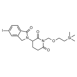 3-(1,3-Dihydro-5-iodo-1-oxo-2H-isoindol-2-yl)-1-[[2-(trimethylsilyl)ethoxy]methyl]-2,6-piperidinedione
