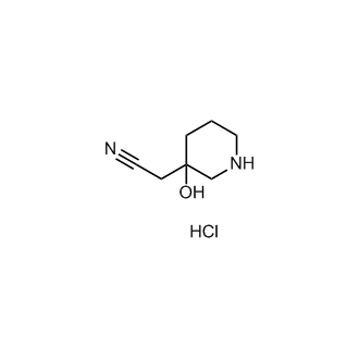 2-(3-Hydroxypiperidin-3-yl)acetonitrile (hydrochloride)