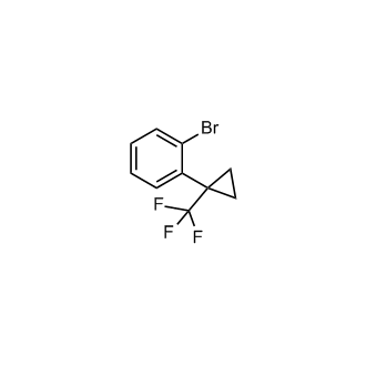 Benzene, 1-bromo-2-[1-(trifluoromethyl)cyclopropyl]-