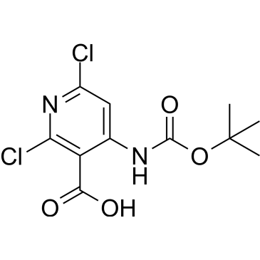 4-((Tert-butoxycarbonyl)amino)-2,6-dichloronicotinic acid