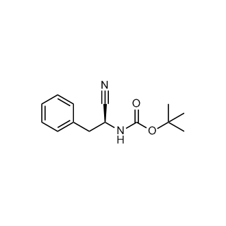 tert-Butyl (s)-(1-cyano-2-phenylethyl)carbamate
