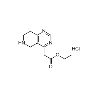 Ethyl 2-(5,6,7,8-tetrahydropyrido[4,3-d]pyrimidin-4-yl)acetate hydrochloride