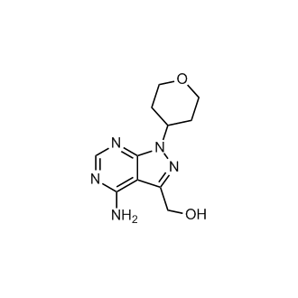 (4-Amino-1-(tetrahydro-2h-pyran-4-yl)-1h-pyrazolo[3,4-d]pyrimidin-3-yl)methanol