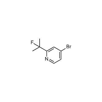 4-Bromo-2-(2-fluoropropan-2-yl)pyridine