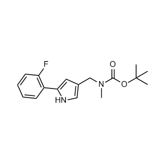 tert-Butyl ((5-(2-fluorophenyl)-1H-pyrrol-3-yl)methyl)(methyl)carbamate