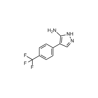 4-(4-(Trifluoromethyl)phenyl)-1H-pyrazol-5-amine