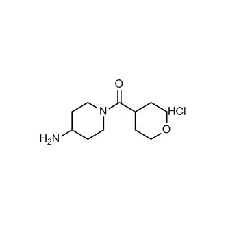 (4-Aminopiperidin-1-yl)(tetrahydro-2H-pyran-4-yl)methanone hydrochloride
