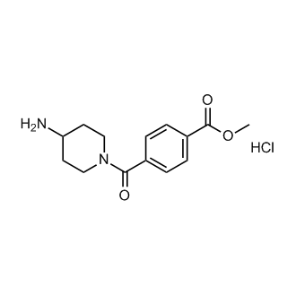 Methyl 4-(4-aminopiperidine-1-carbonyl)benzoate hydrochloride